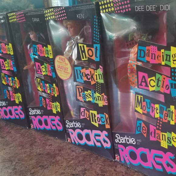 1986 Barbie and the Rockers Complete(6) NIB - Picture 12 of 16